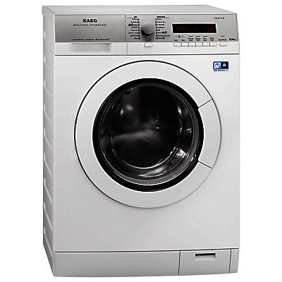 AEG L76685NWD Freestanding Washer Dryer, 8kg Wash/6kg Dry Load, A Energy Rating, 1600rpm Spin, White
